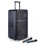 CASSA PA PORTATILE 12” PROVIBE 12 AIR 2 VIE A BATTERIA CON MP3, BT, APP E 2 RADIOMICROFONI