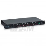 DISTRIBUTORE SPLITTER DMX 8 USCITE XLR  3 POLI SCENESPLIT 8 PLUS