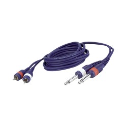 CAVO STEREO RCA-JACK MONO 1,5 mt.