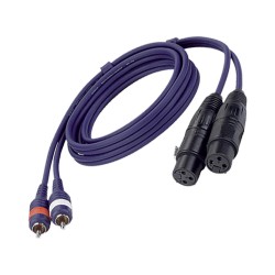 CAVO STEREO RCA-XLRF 1,5 mt.